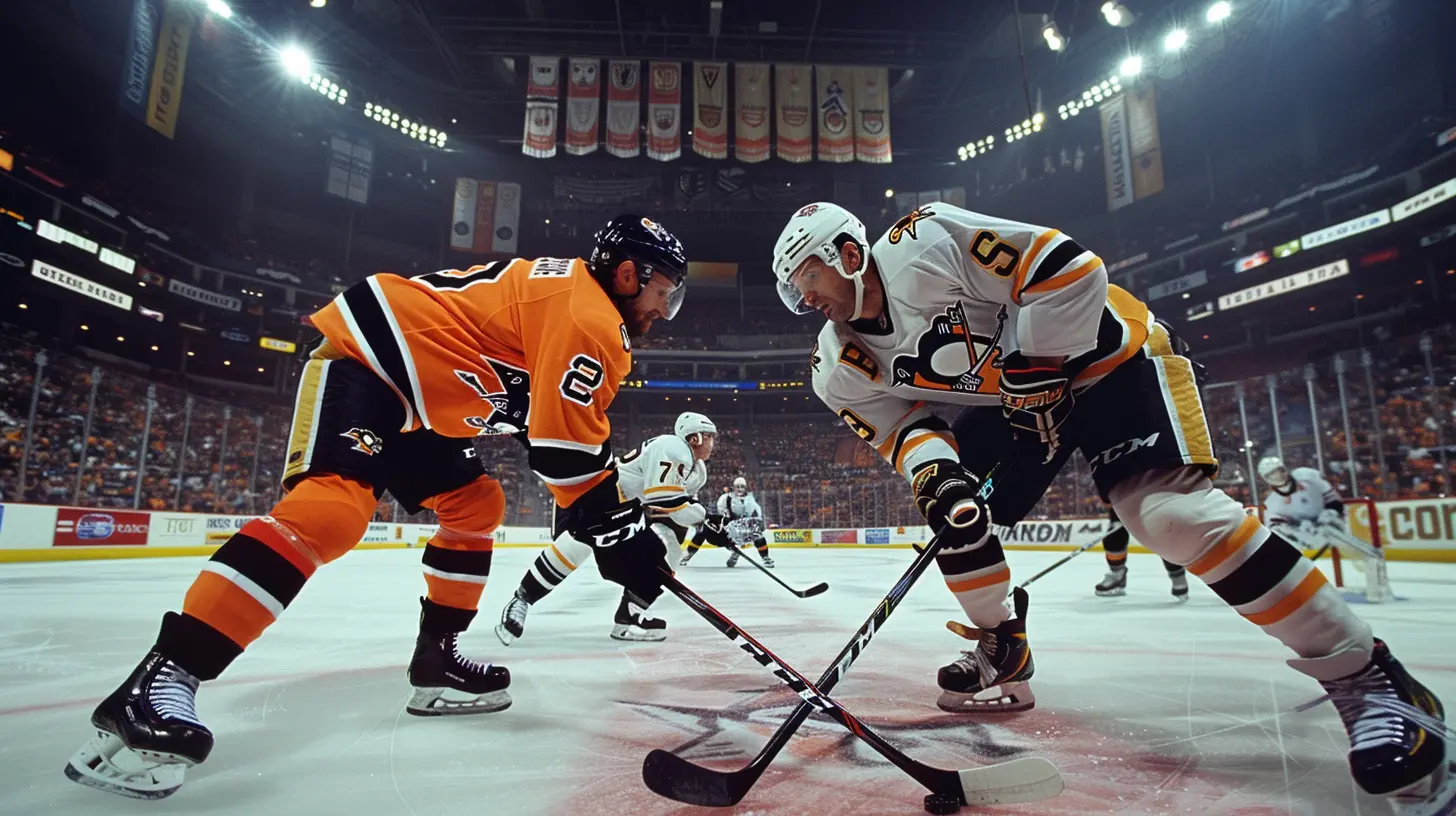 The Clash for the Cup: Penguins vs. Flyers in Hockey