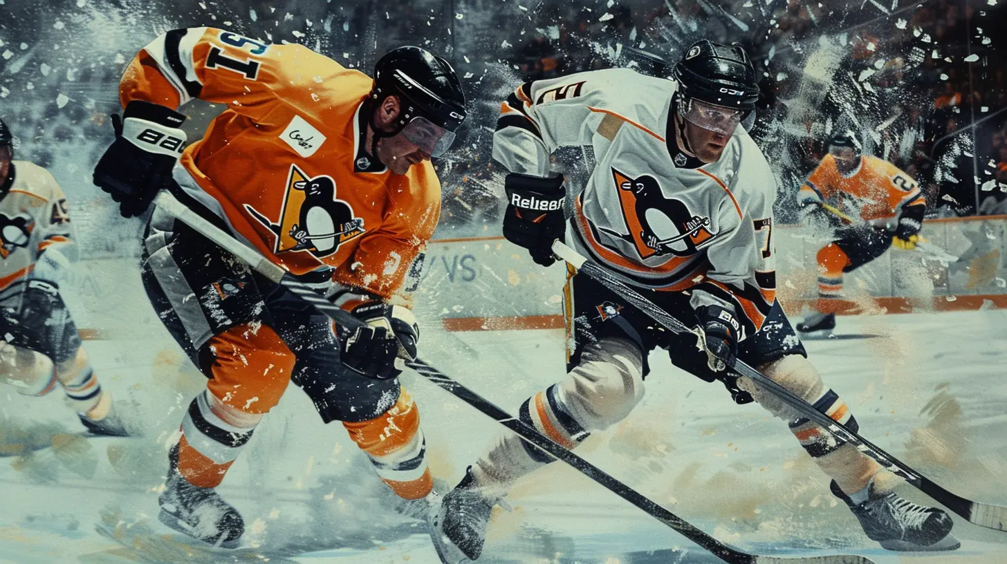 The Clash for the Cup: Penguins vs. Flyers in Hockey