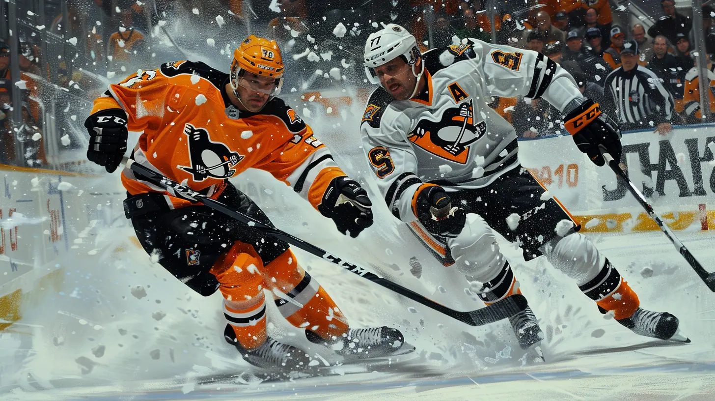 The Clash for the Cup: Penguins vs. Flyers in Hockey