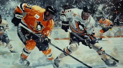 The Clash for the Cup: Penguins vs. Flyers in Hockey