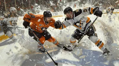 The Clash for the Cup: Penguins vs. Flyers in Hockey