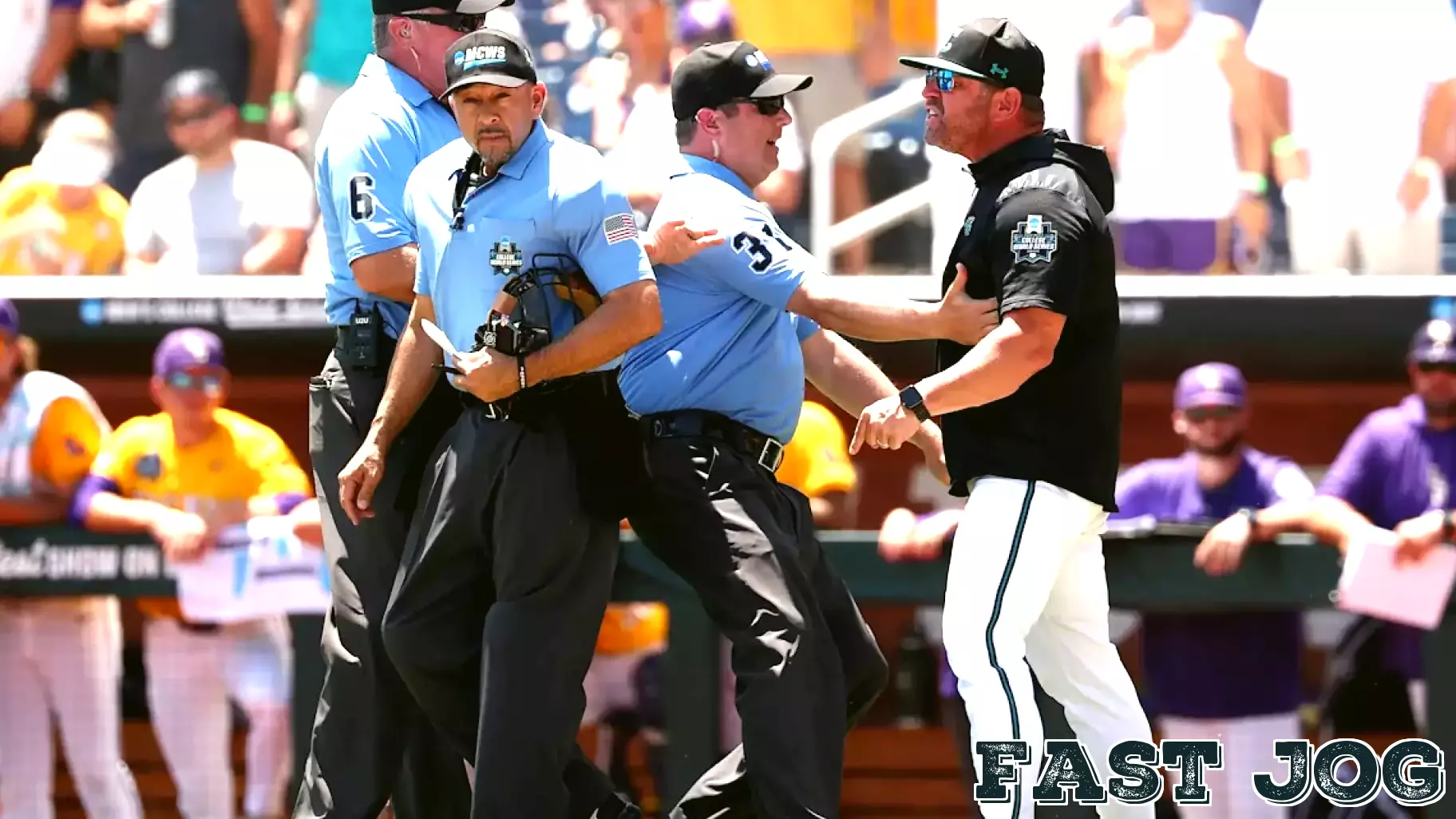 Early Ejection Shakes Up College World Series for Coastal Carolina Coach
