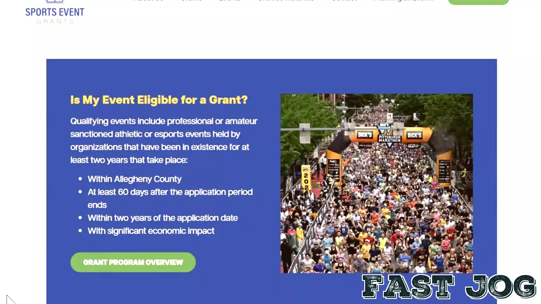 New Website to Support Grant Applicants by Sports Commission