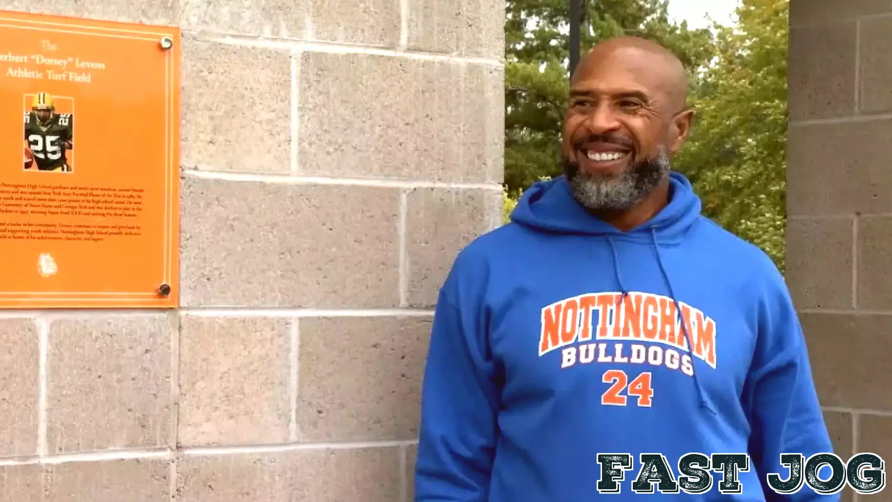 Nottingham honors Dorsey Levens by naming athletic field after him