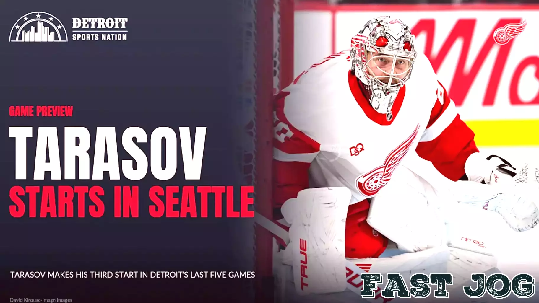 Tarasov Gets Detroit’s Net Again as the Road Trip Opens