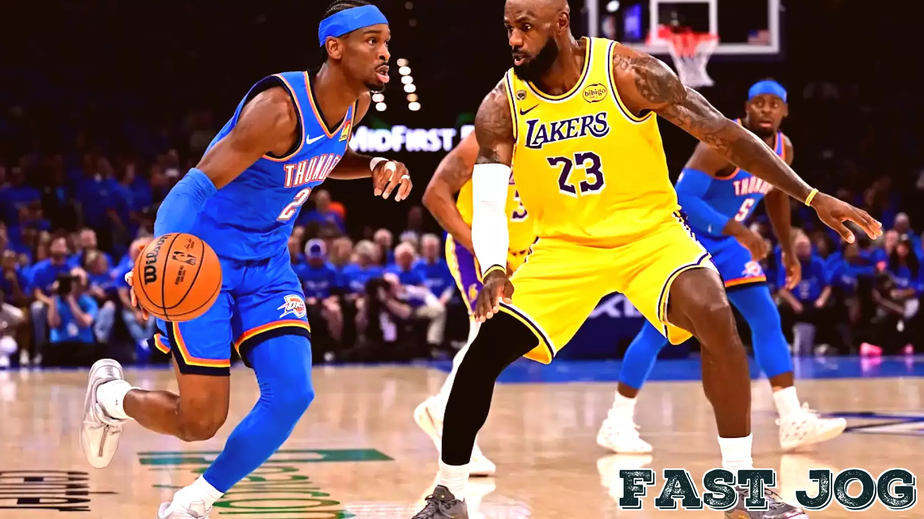 Thunder roll to dominant win over LeBron James, Lakers to grab 1-0 lead