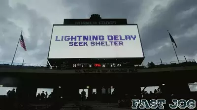 Lightning Delays Fourth Quarter of Baylor vs. TCU Game