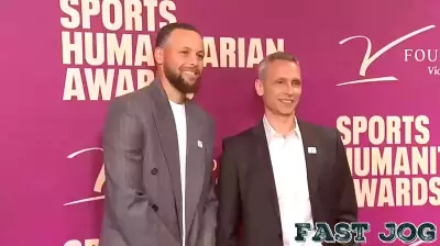 Stephen Curry receives Muhammad Ali Sports Humanitarian Award for 'Eat, Learn, Play' foundation