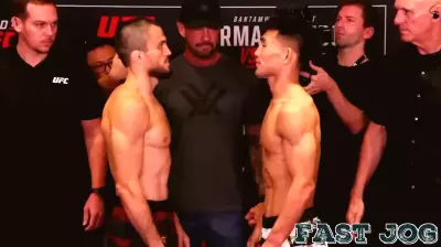 Video: UFC Shanghai full card faceoffs with Nurmagomedov vs. Song
